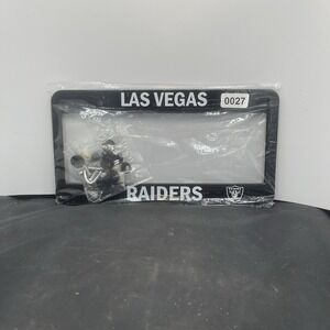 Las Vegas Raiders Football License Plate Bracket Cover with Hardware - 2 Pack